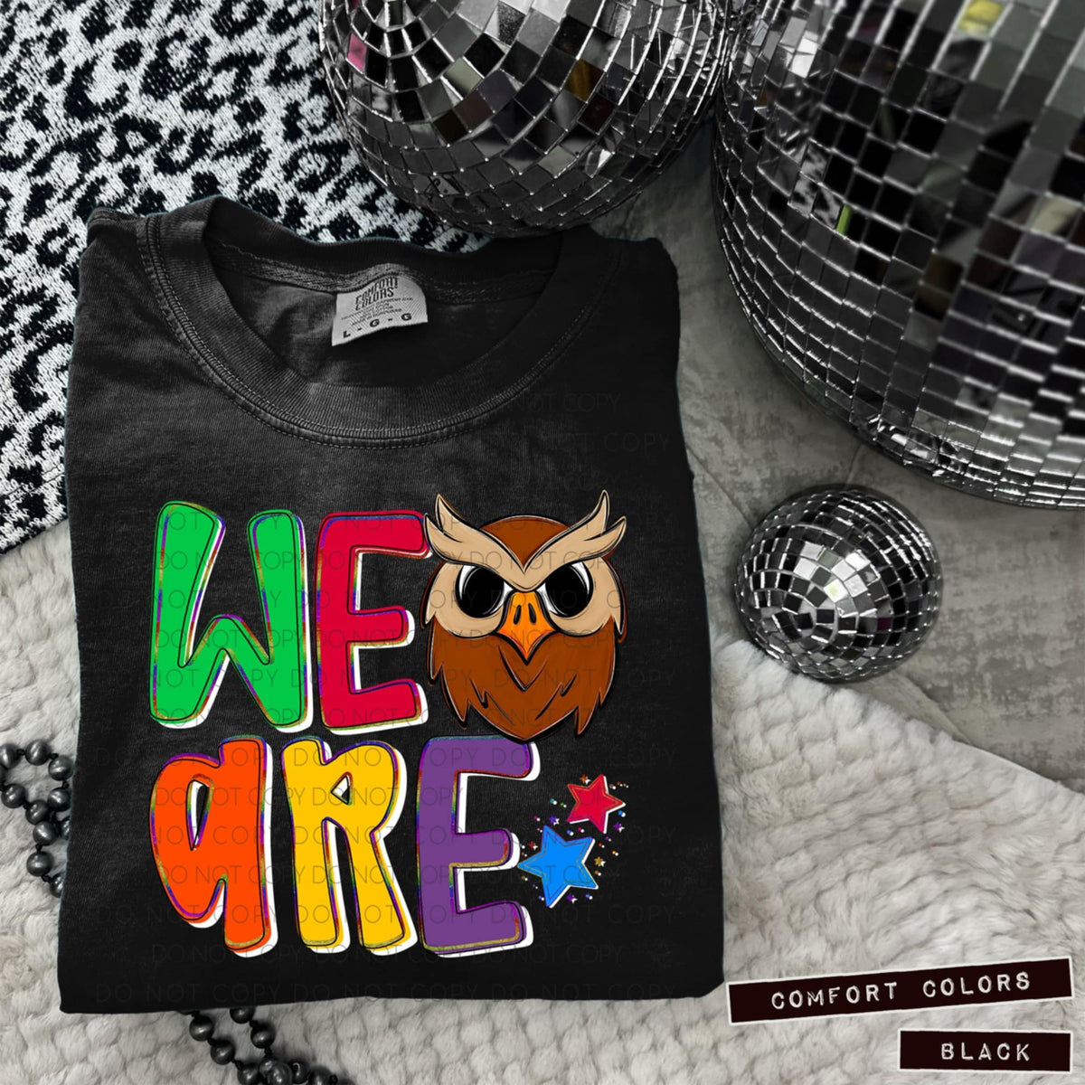 We are owls brown (Caplinger) 100684 DTF transfer