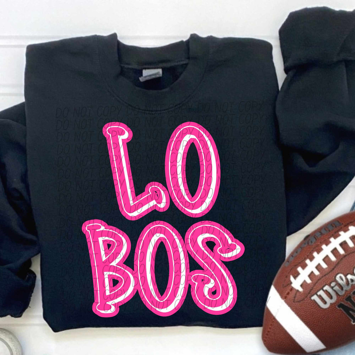 Lobos hot pink 55358 DTF transfer