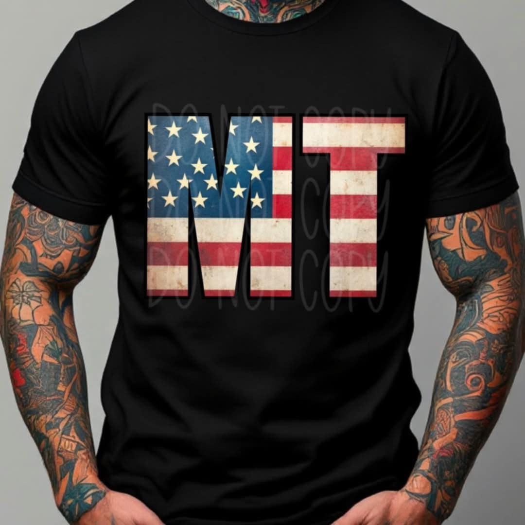 Patriotic States Initials