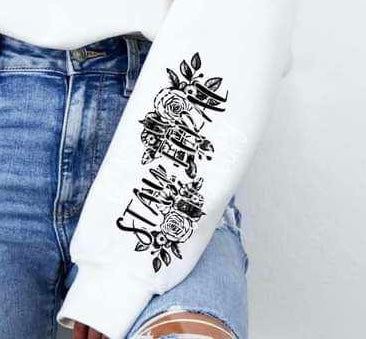 Stay feral sleeve (PH) 70341 DTF transfer