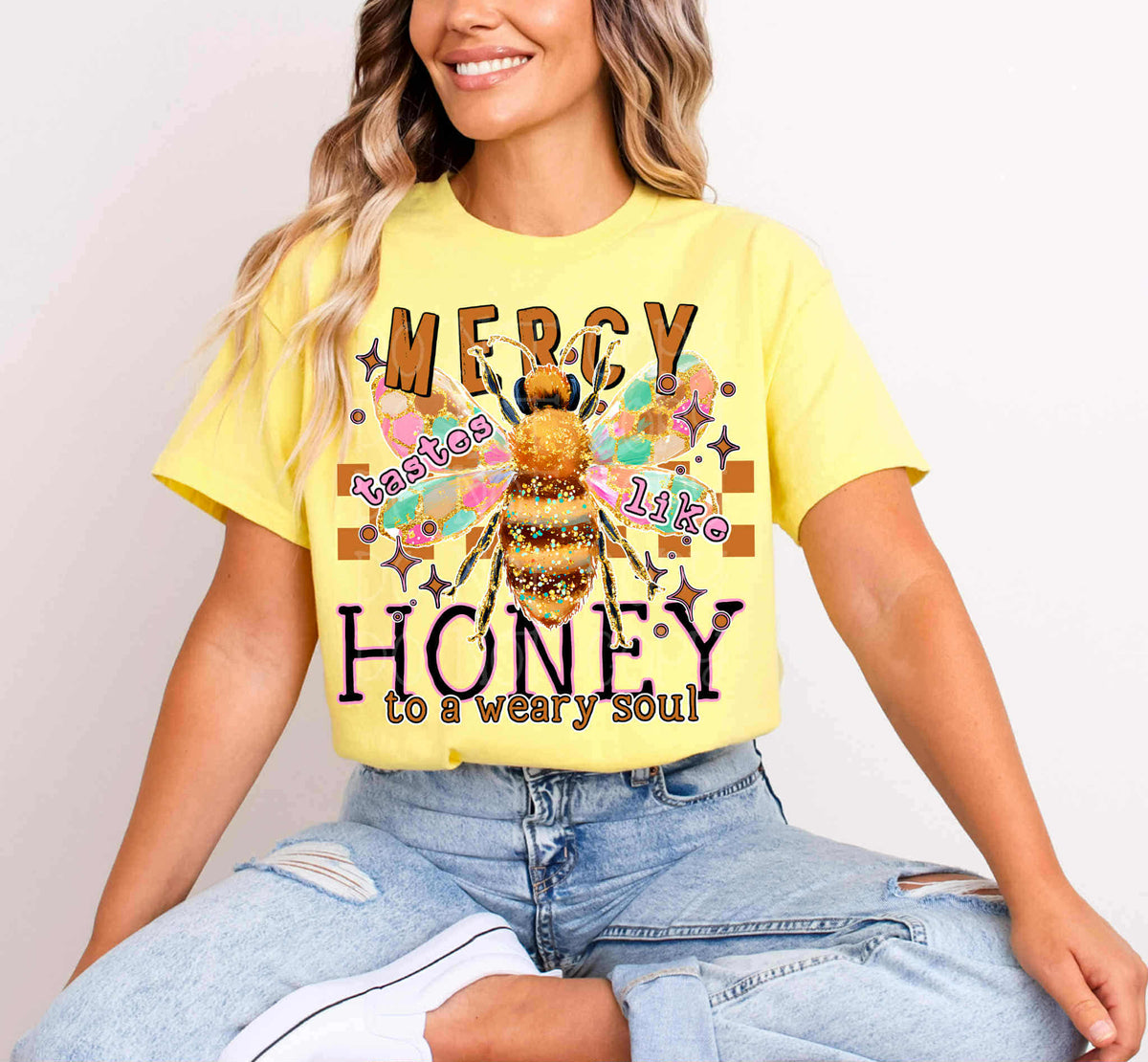 Mercy tastes like honey bee EXCLUSIVE DTF Transfer