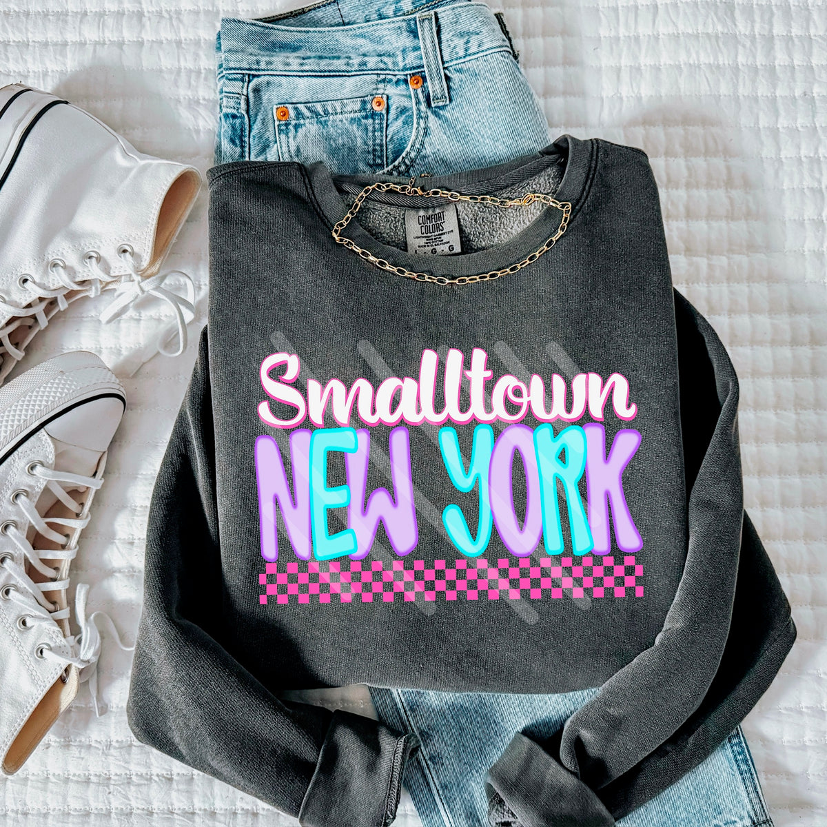 Small Town New York (WNDD) 114206 DTF transfer
