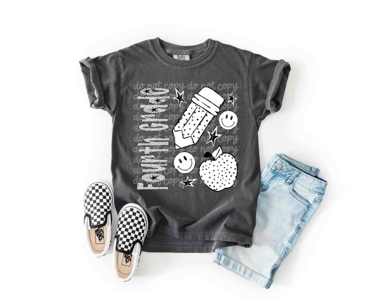 Fourth grade polka dot 106699 DTF transfer