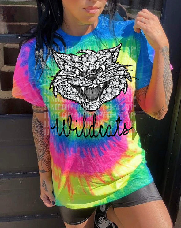 Faux Sequins Mascot wildcats 30763 DTF transfers