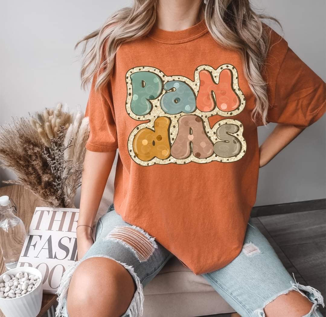 Pandas boho (C’s) 60238 DTF transfer