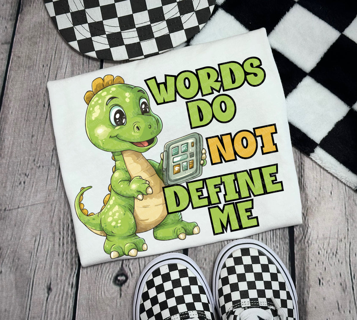 Words do not define me (UDD) 68731 dtf transfer