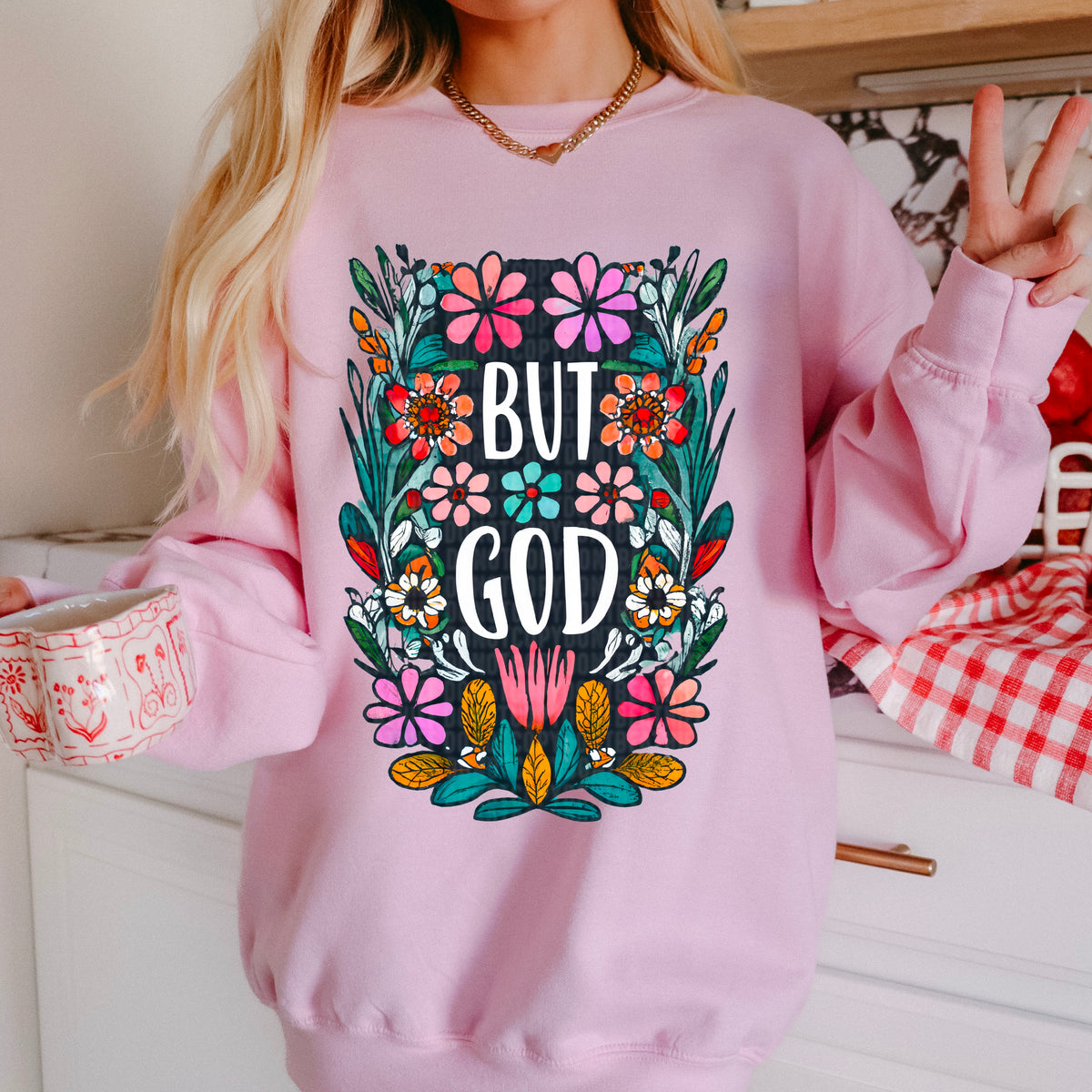But god florals 94887 DTF transfer