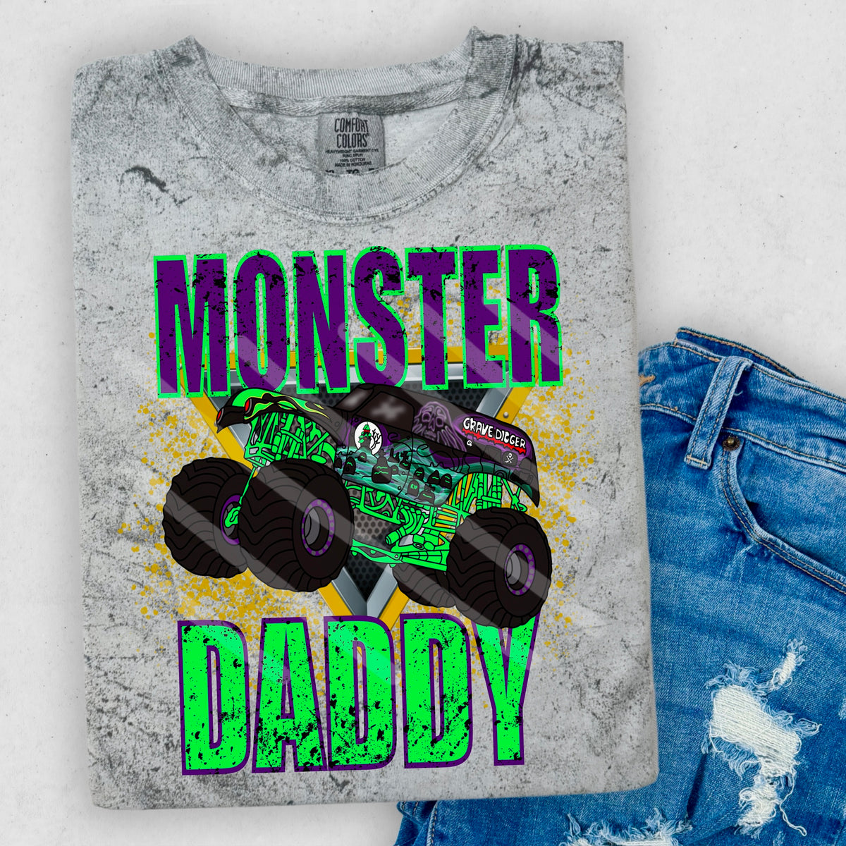 Monster Daddy truck (WNDD) 114240 DTF transfer