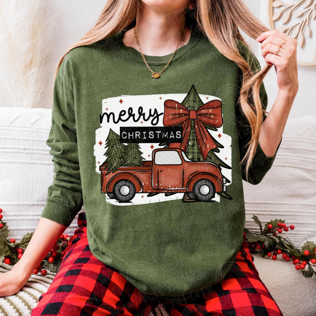 Merry Christmas Truck (EXCLUSIVE) DTF transfer