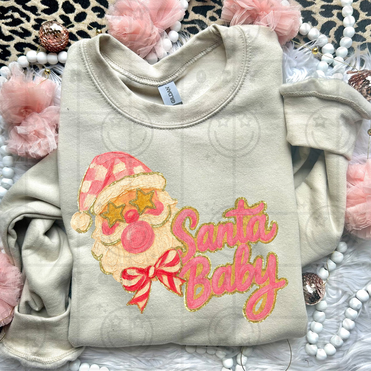 Santa Baby Bubblegum (HW) DTF Transfer