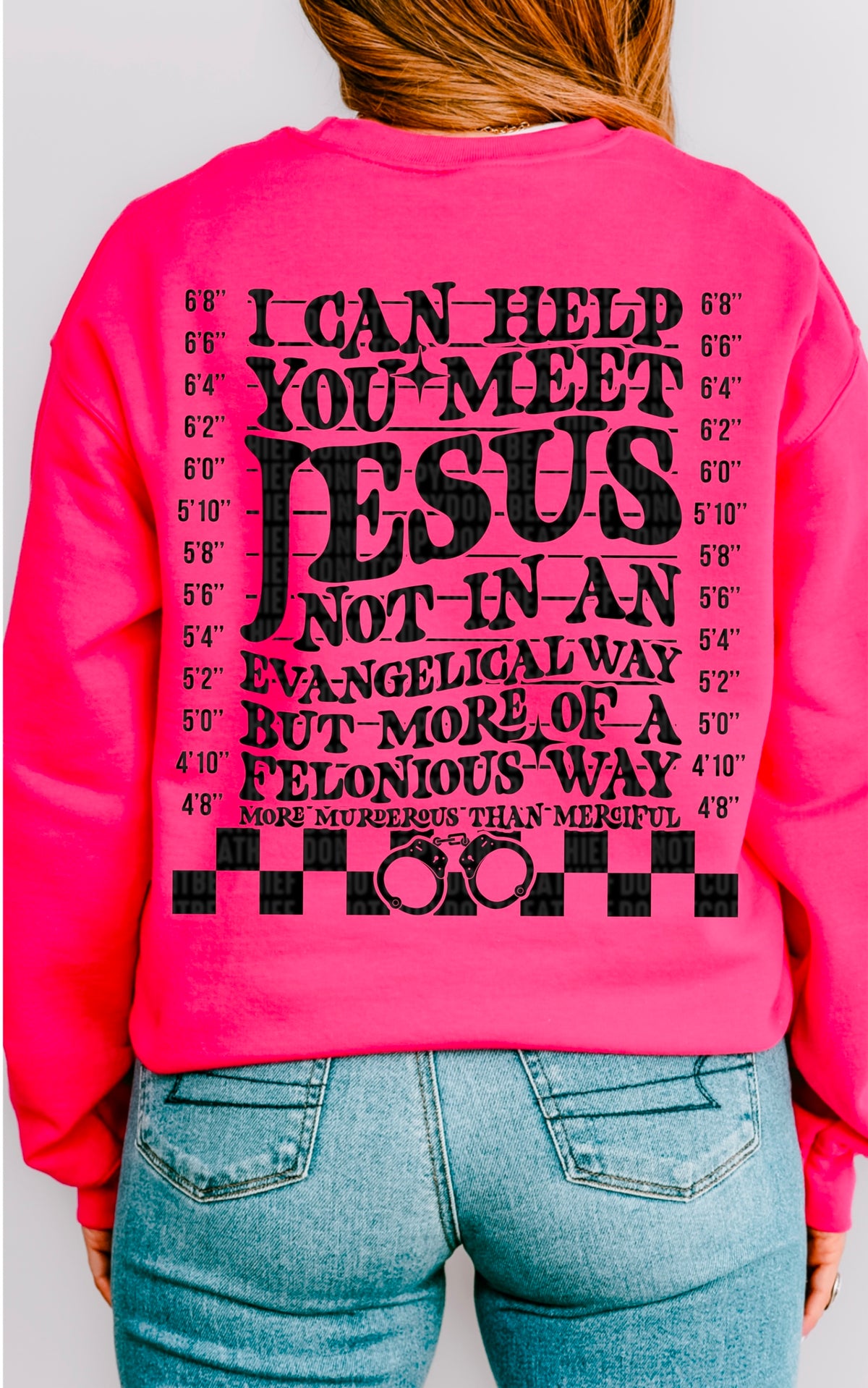 I can help you meet Jesus 91769 DTF transfer