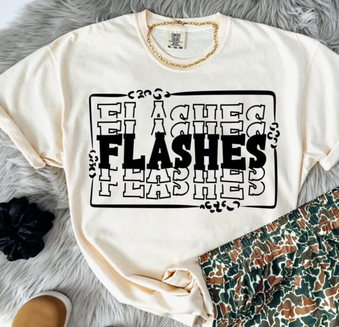 Flashes stacked with frame (S&G) 98079 DTF transfer