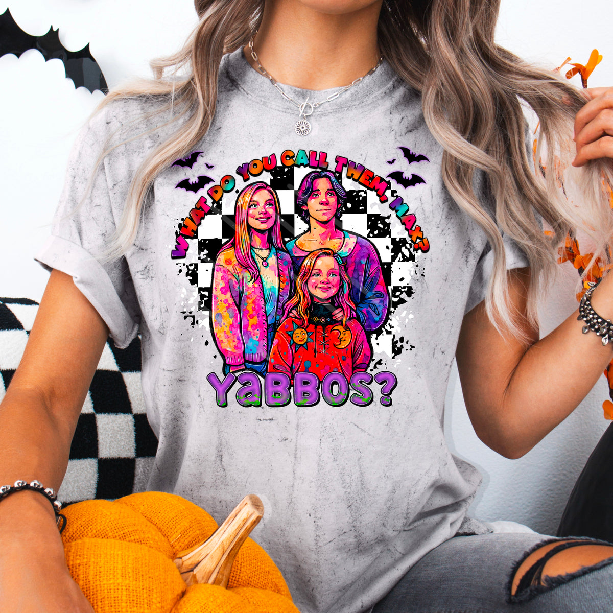 Yabbos Checker Background (chaos) 110234 DTF transfer