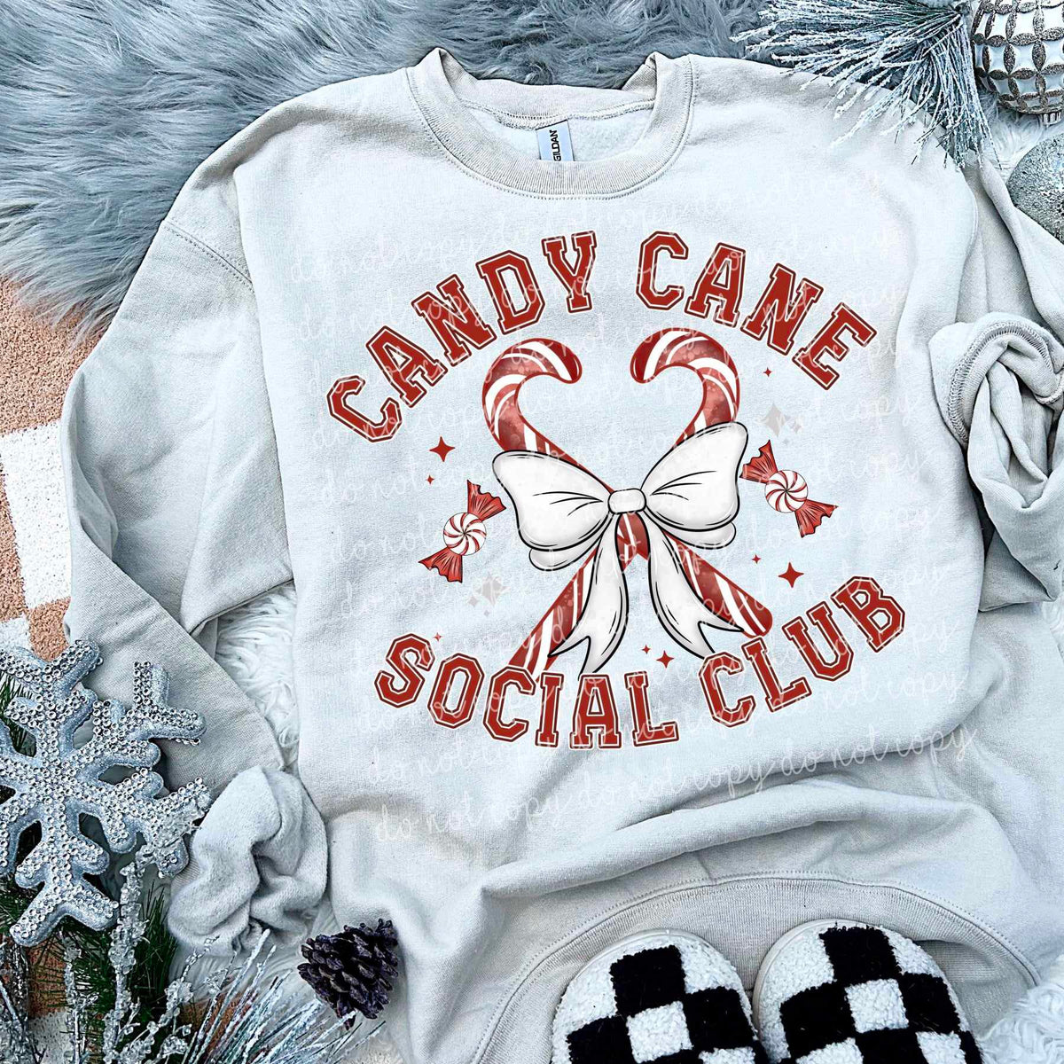 Candy cane social club (MMD) 67552 DTF transfer