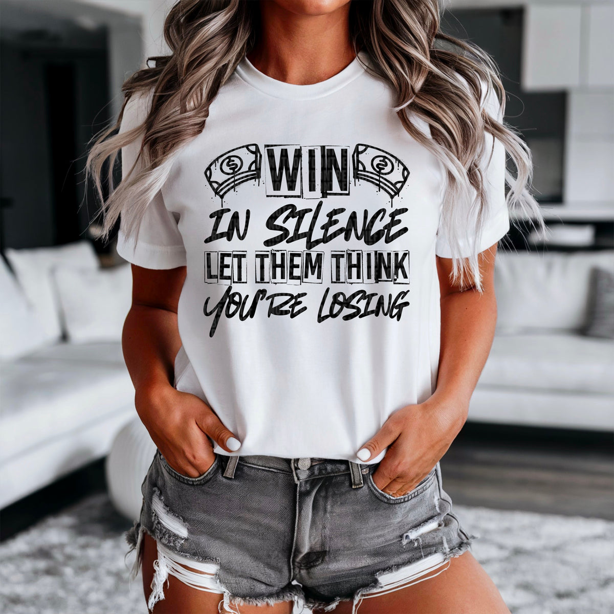 Win in silence BLACK 90310 DTF transfer