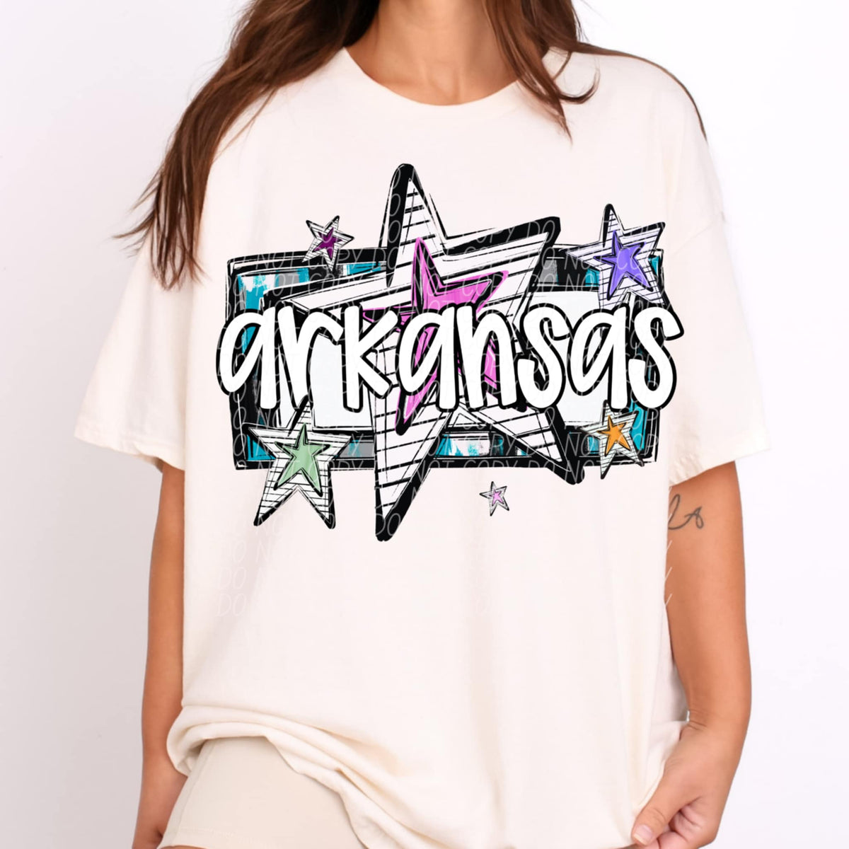 Arkansas stars (CITY) 85384 DTF transfer