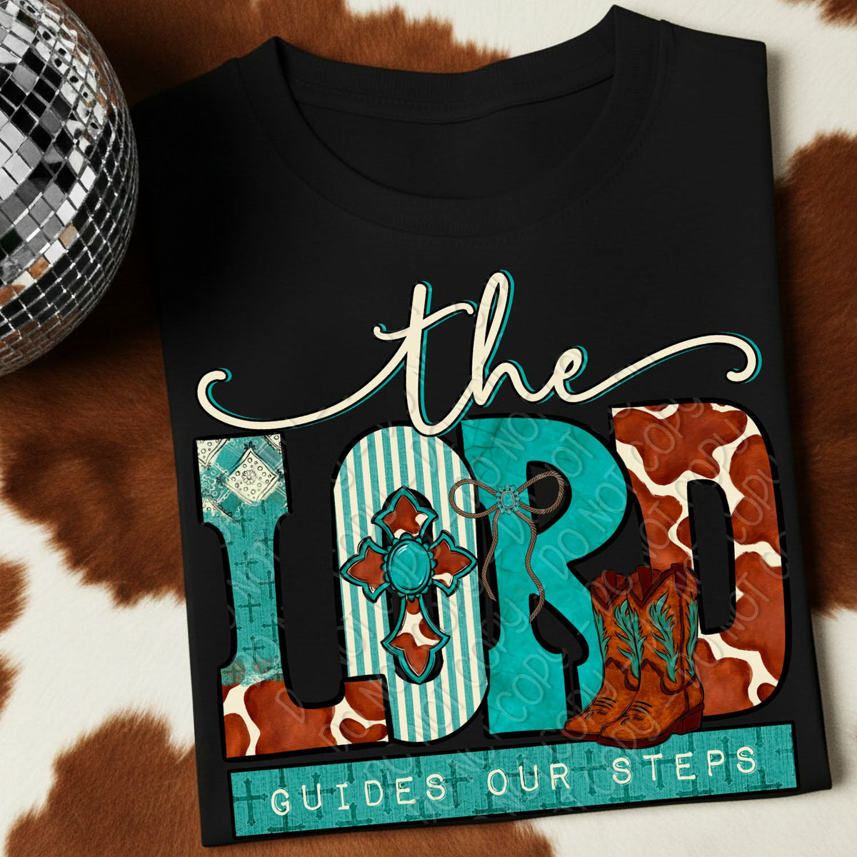 The lord guides our steps Sunday Special DTF transfer