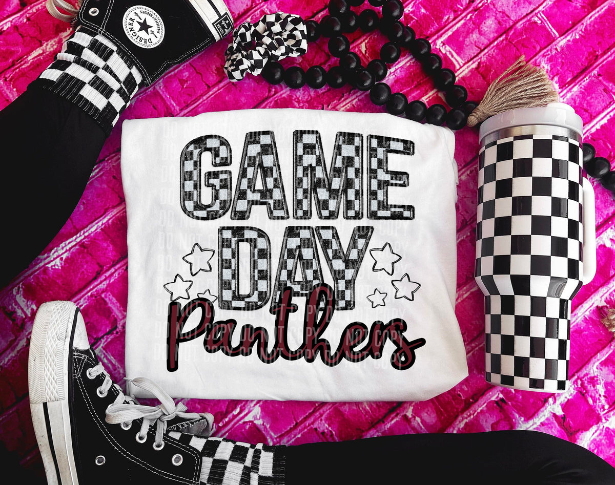 Game Day panthers (maroon) 30896 DTF transfers