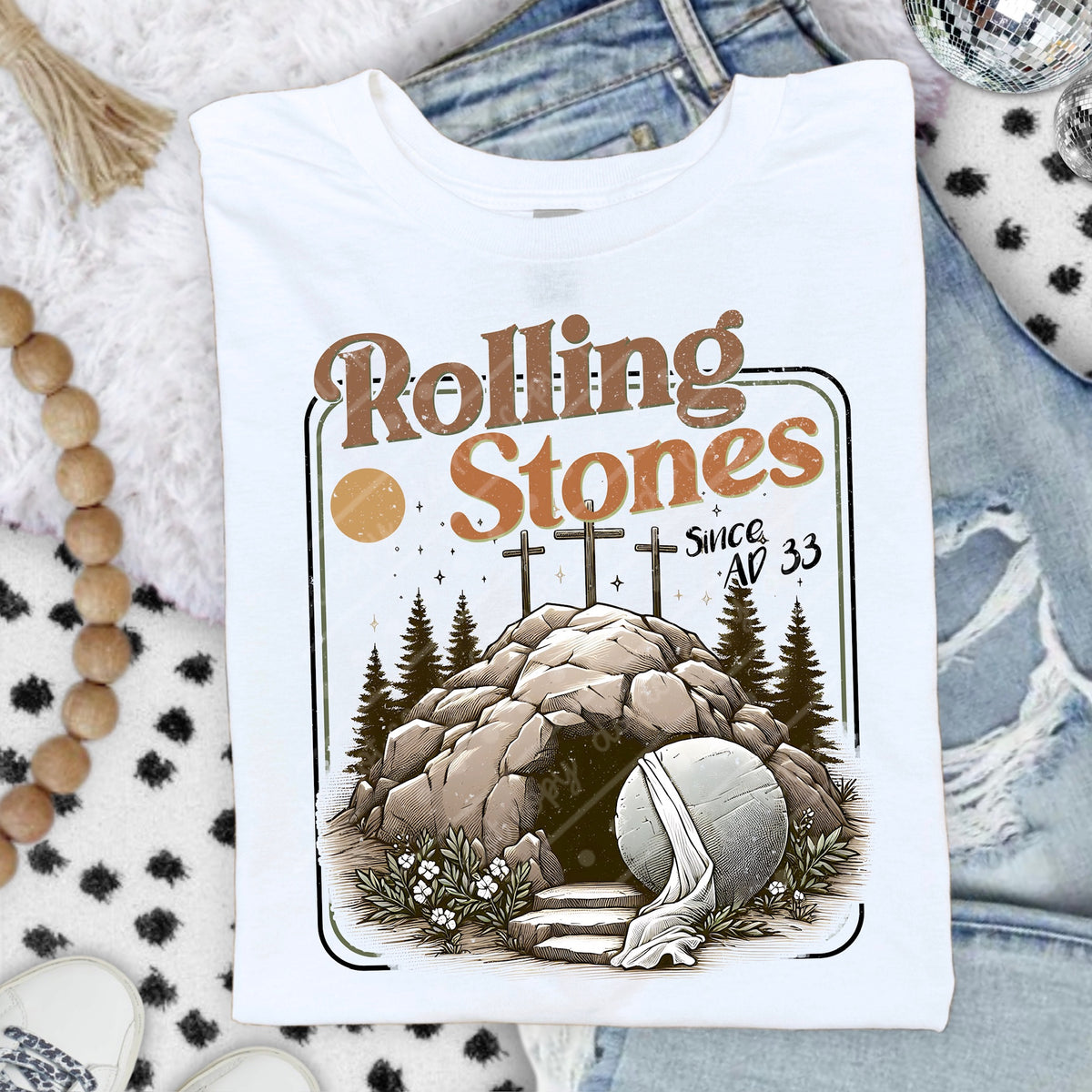 Rolling Stones Sunday special DTF transfer