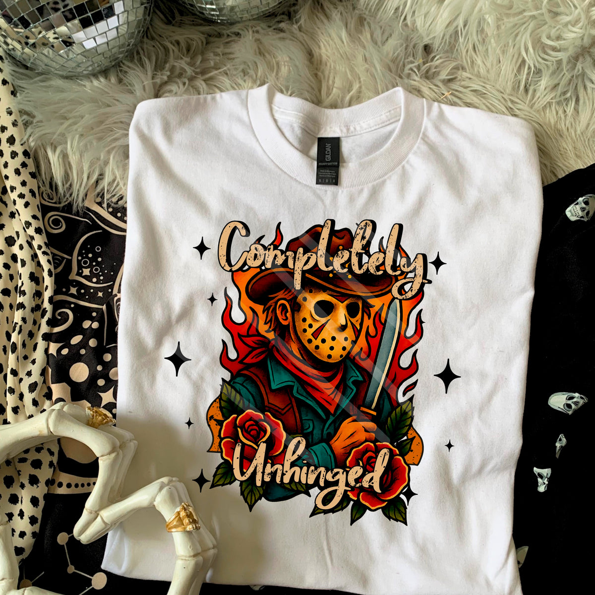 Completely Unhinged MASK cowboy DTF transfer