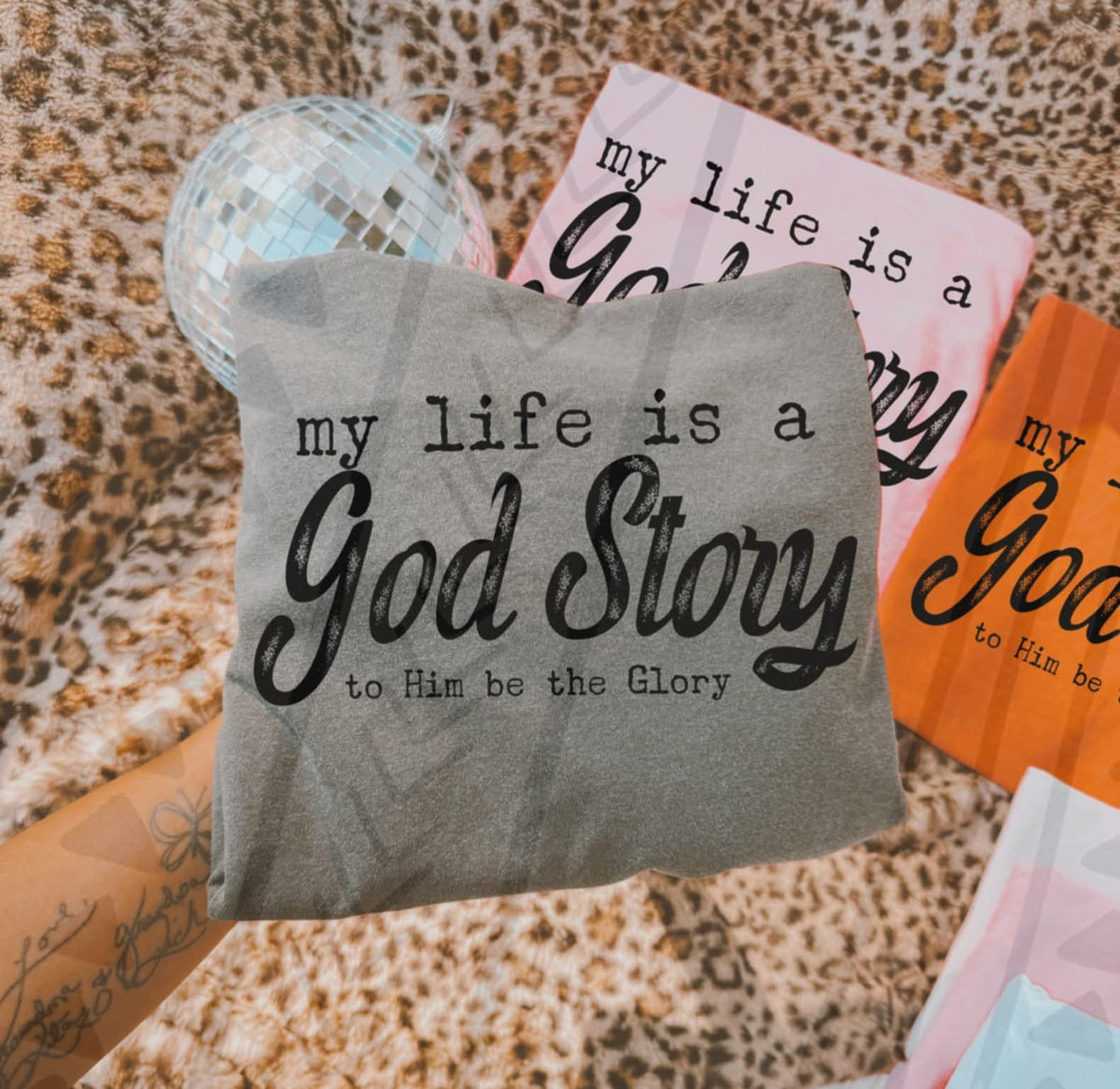 My life is a god story TGG DTF Transfer