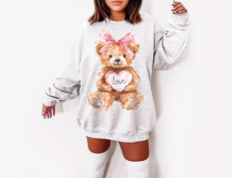Love teddy bear 75857 DTF transfer