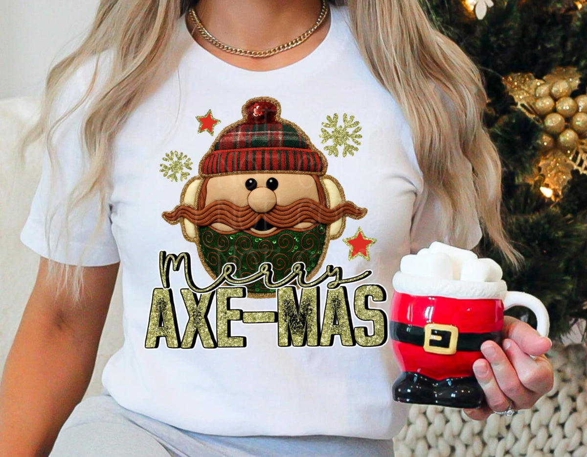 Merry Axe-mas (C’s) DTF transfer