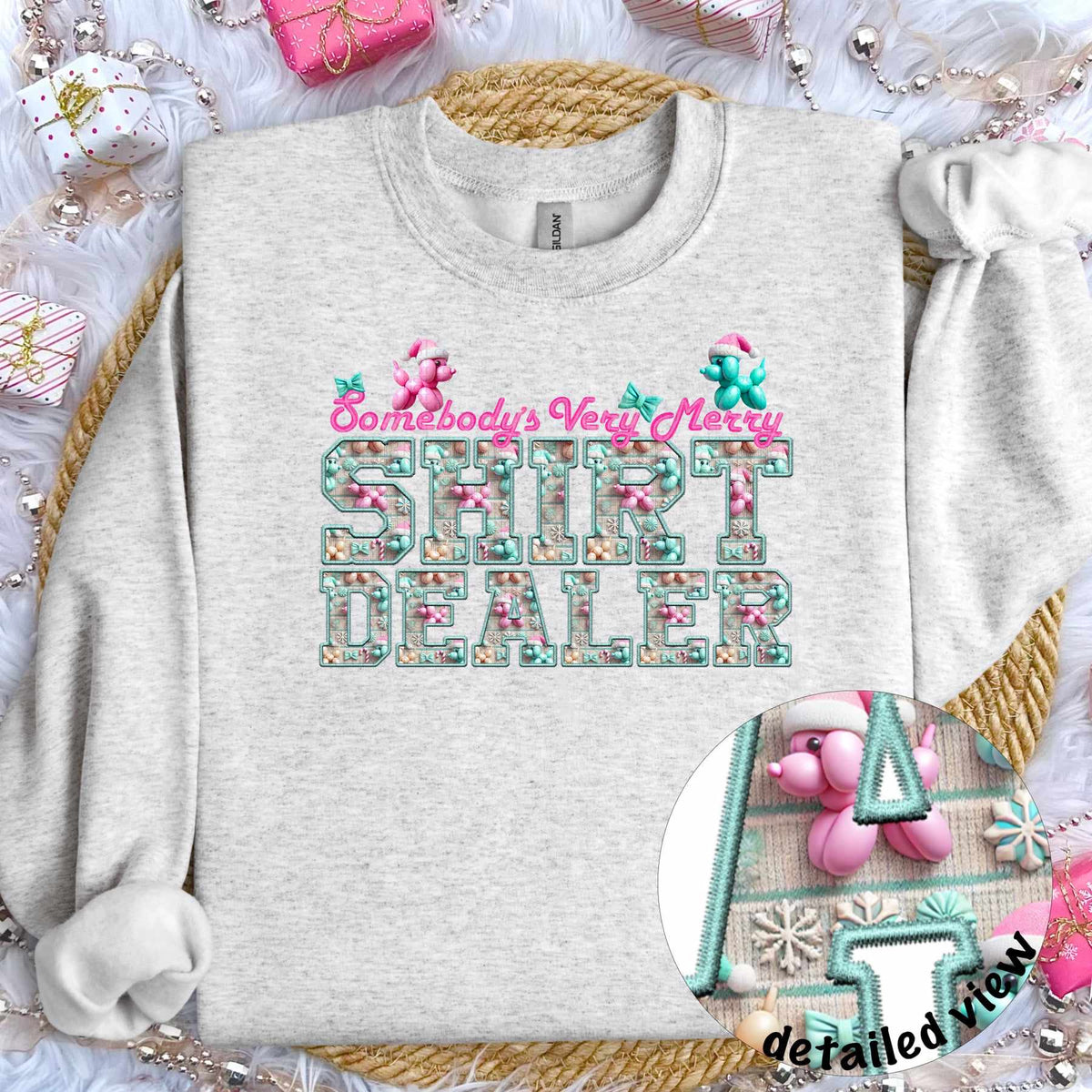 Somebody’s very merry shirt dealer (HW) 64447 DTF transfer