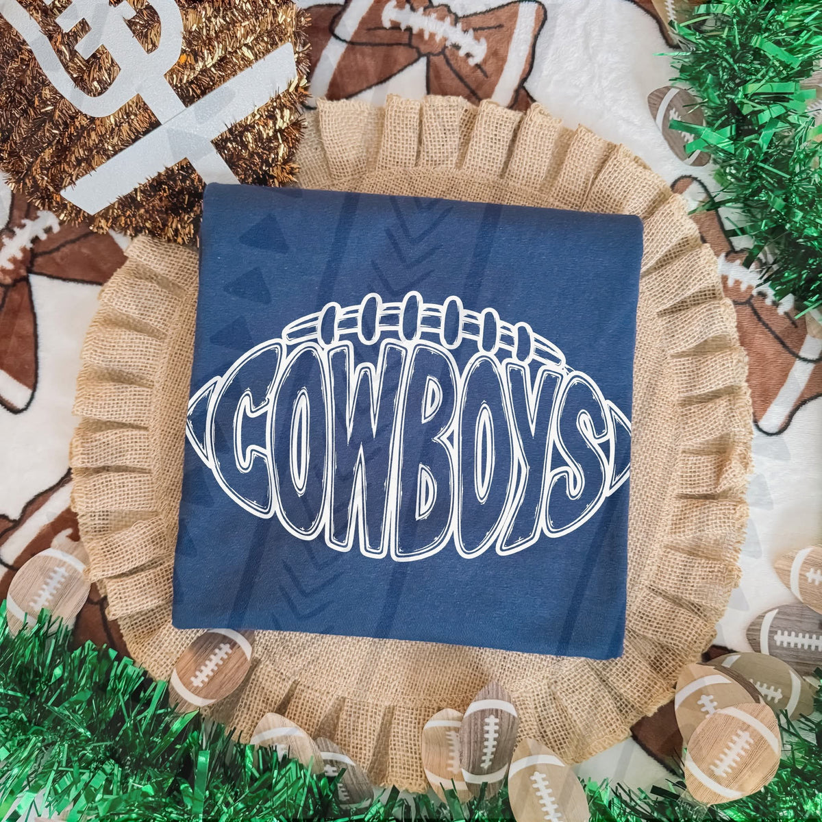 Cowboys football WHITE (Kai) DTF Transfer
