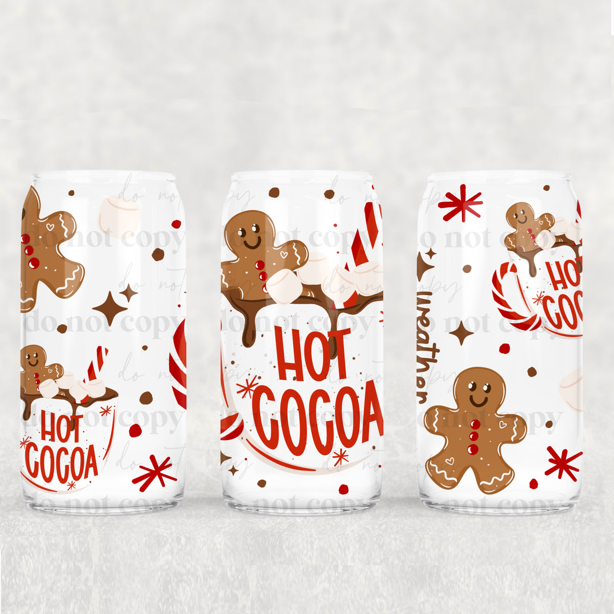 Hot cocoa season mug (csc) UV DTF WRAP