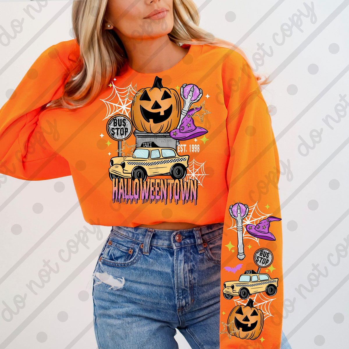 Halloween T (SET OF TWO SLEEVES) (semi exclusive) DTF Transfer