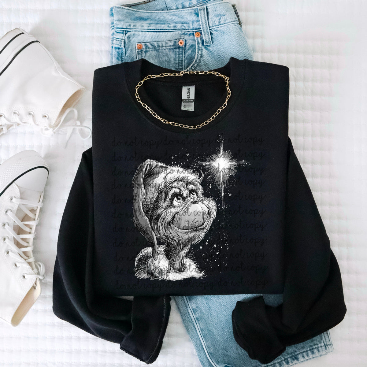 Green Guy white and black Tuesday Deal DTF