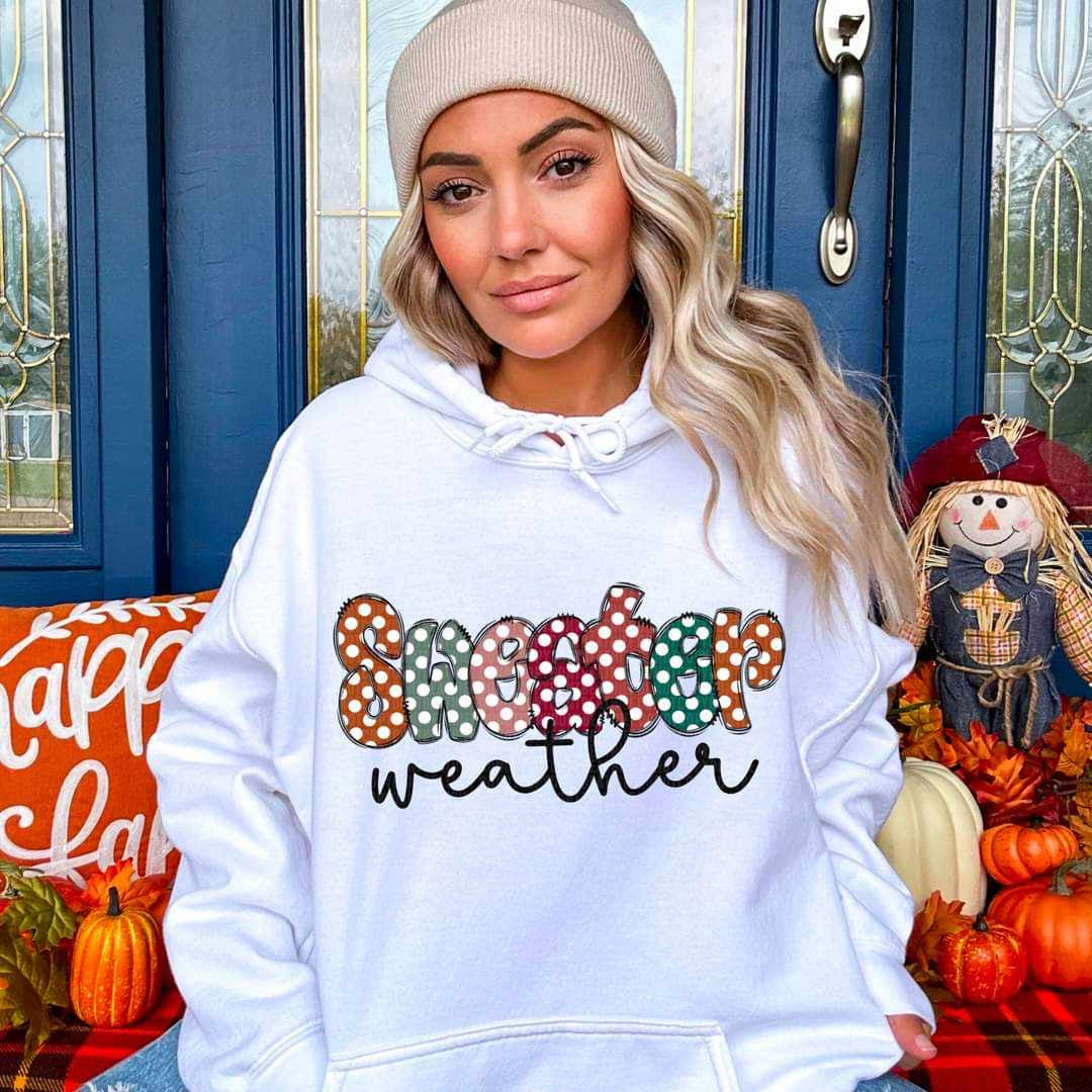 Sweater weather polka dots 52820 DTF transfer