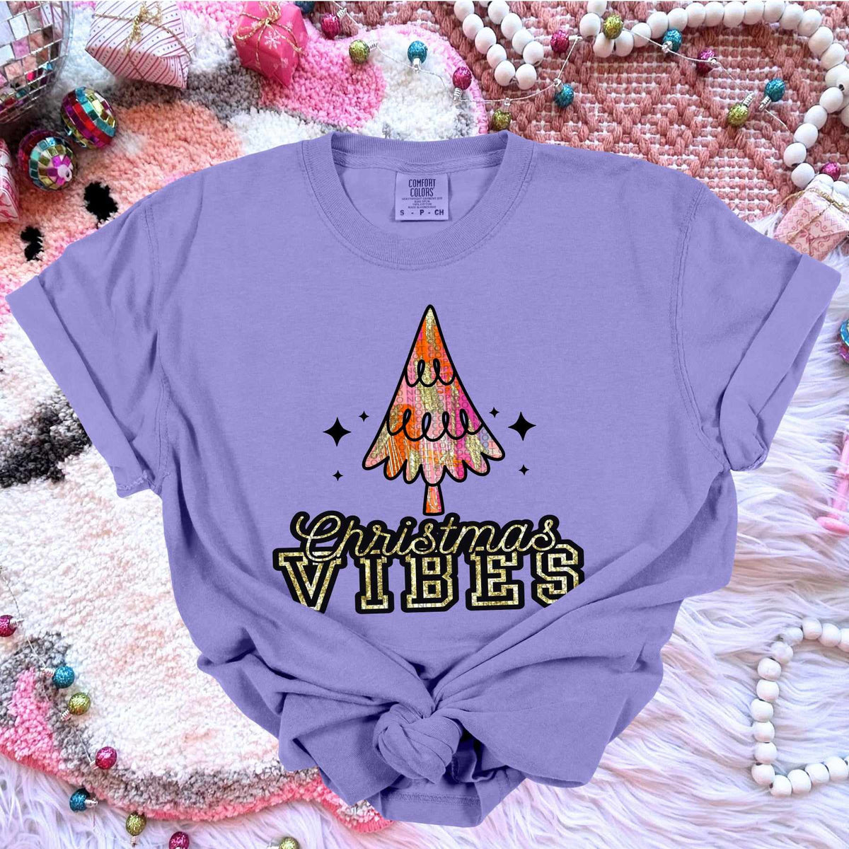 Christmas vibes (HW) 65084 DTF transfer