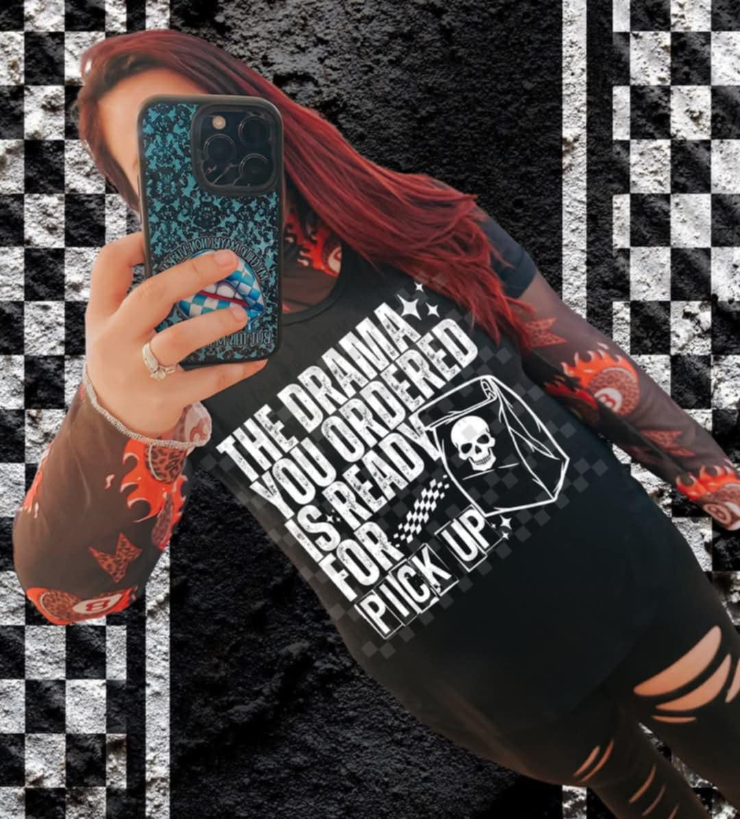 The drama you ordered is ready for pickup WHITE (Texans) 106360 DTF transfer