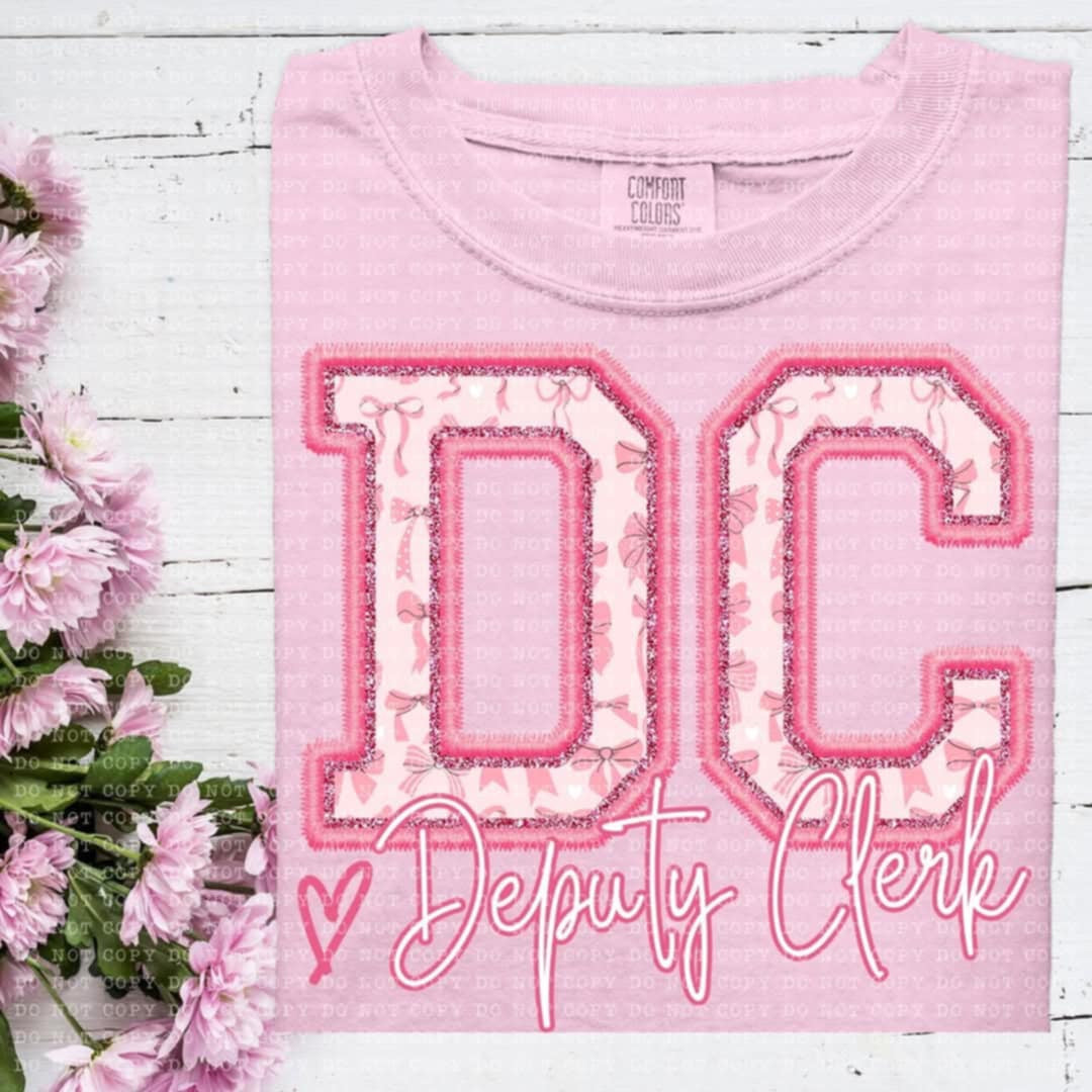 DC deputy clerk coquette (ECHT) 93532 DTF transfer