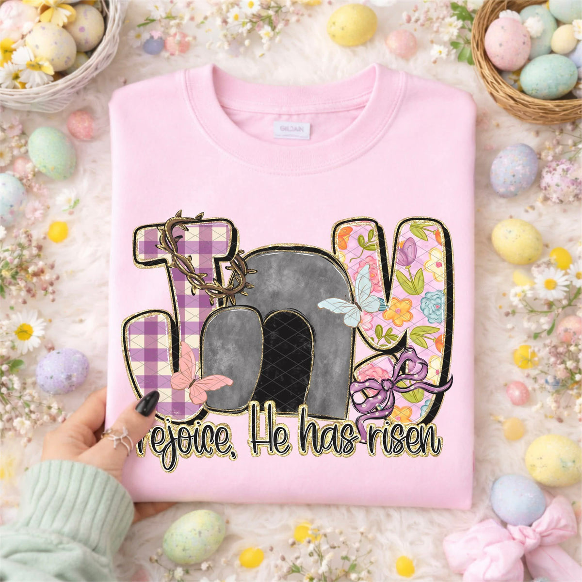 Joy Rejoice (SDD) special DTF transfer
