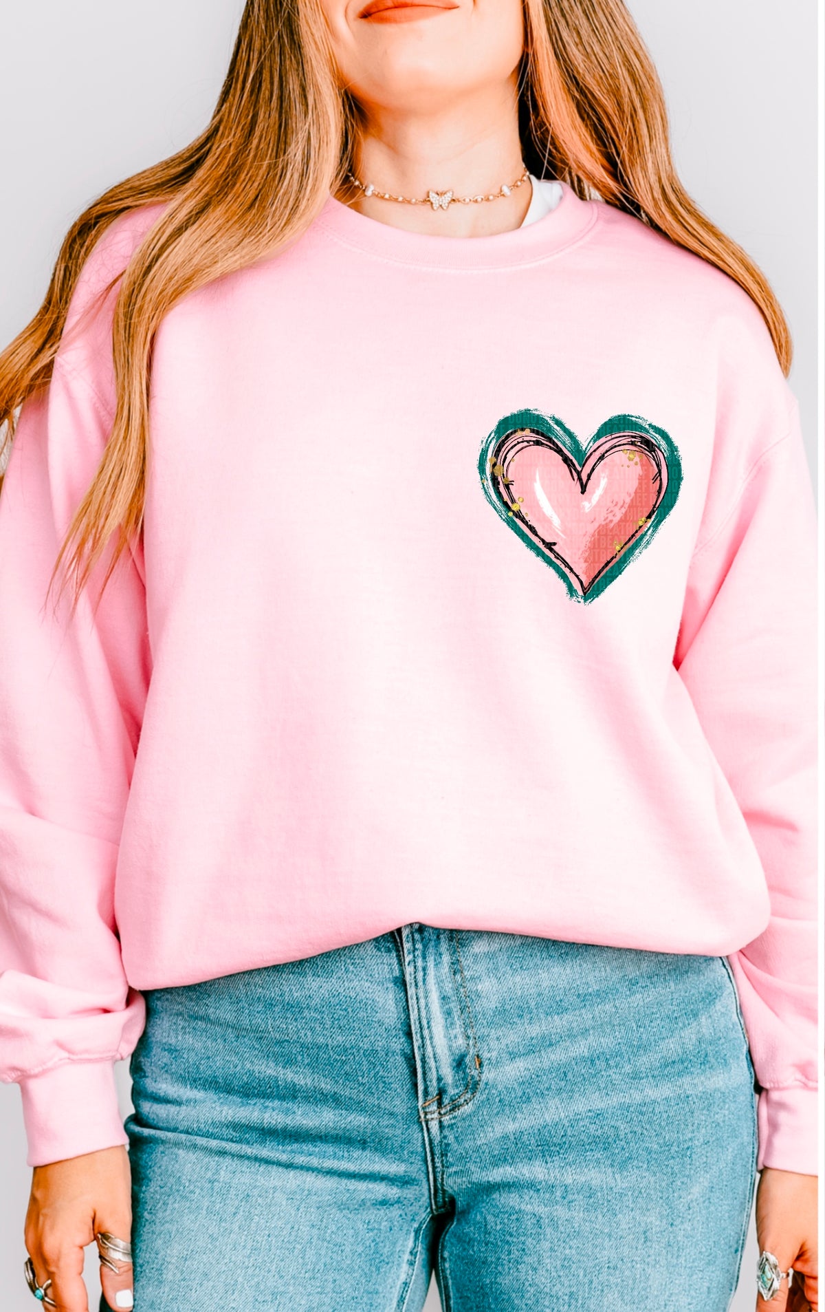 Look back and thank god black outline pocket 93333 DTF transfer
