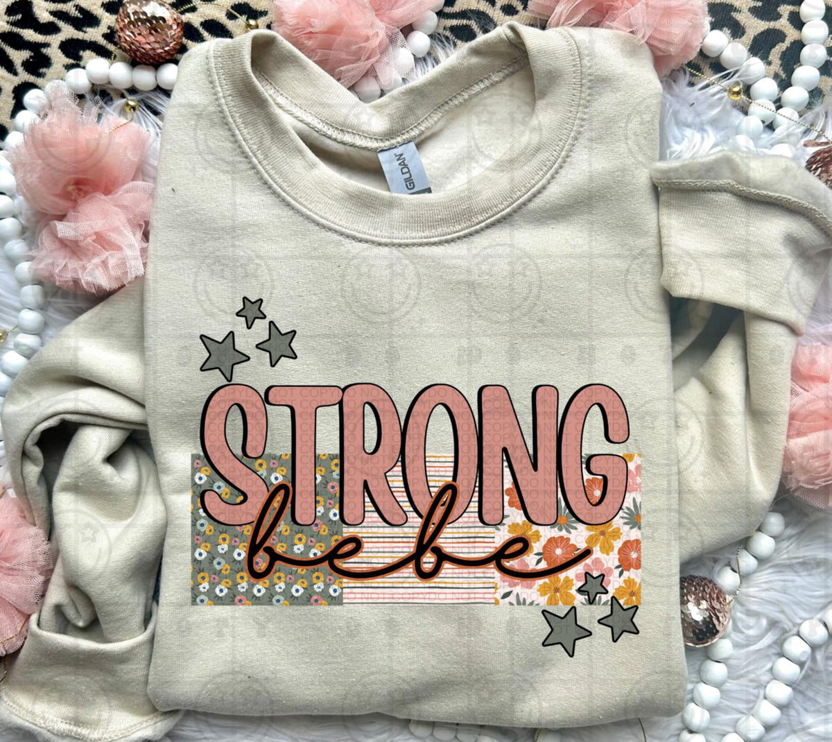 Strong bebe (HW) 93294 DTF transfer