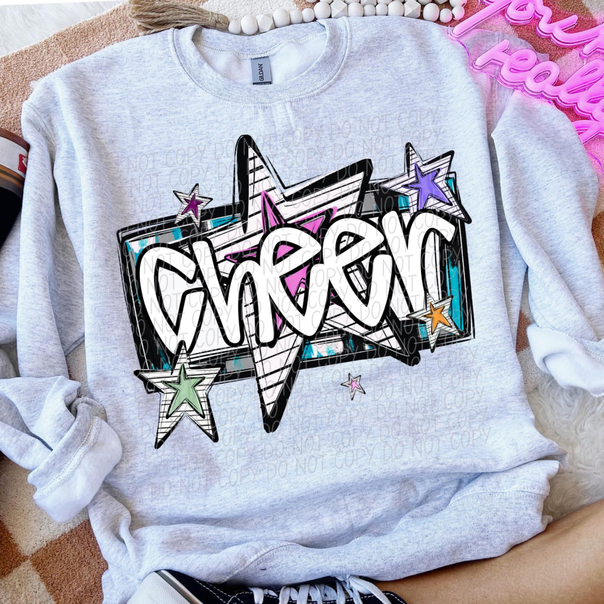 Cheer stars (Caplinger) 87526 DTF transfer