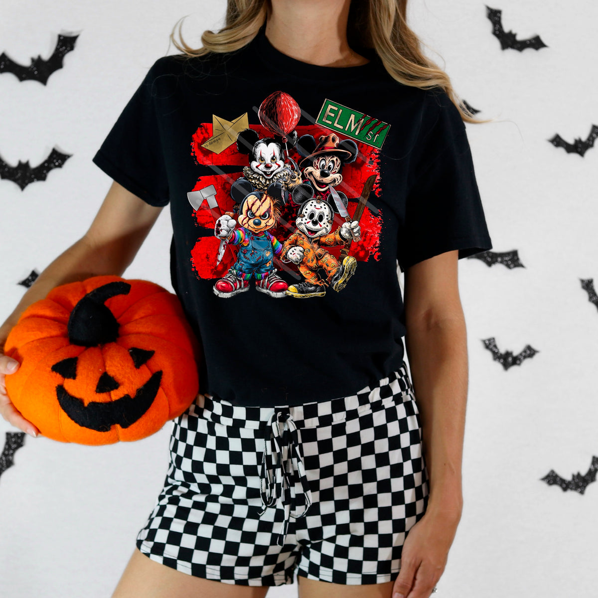 Killer Mouse Collage Elm Street (chaos) 110281 DTF transfer
