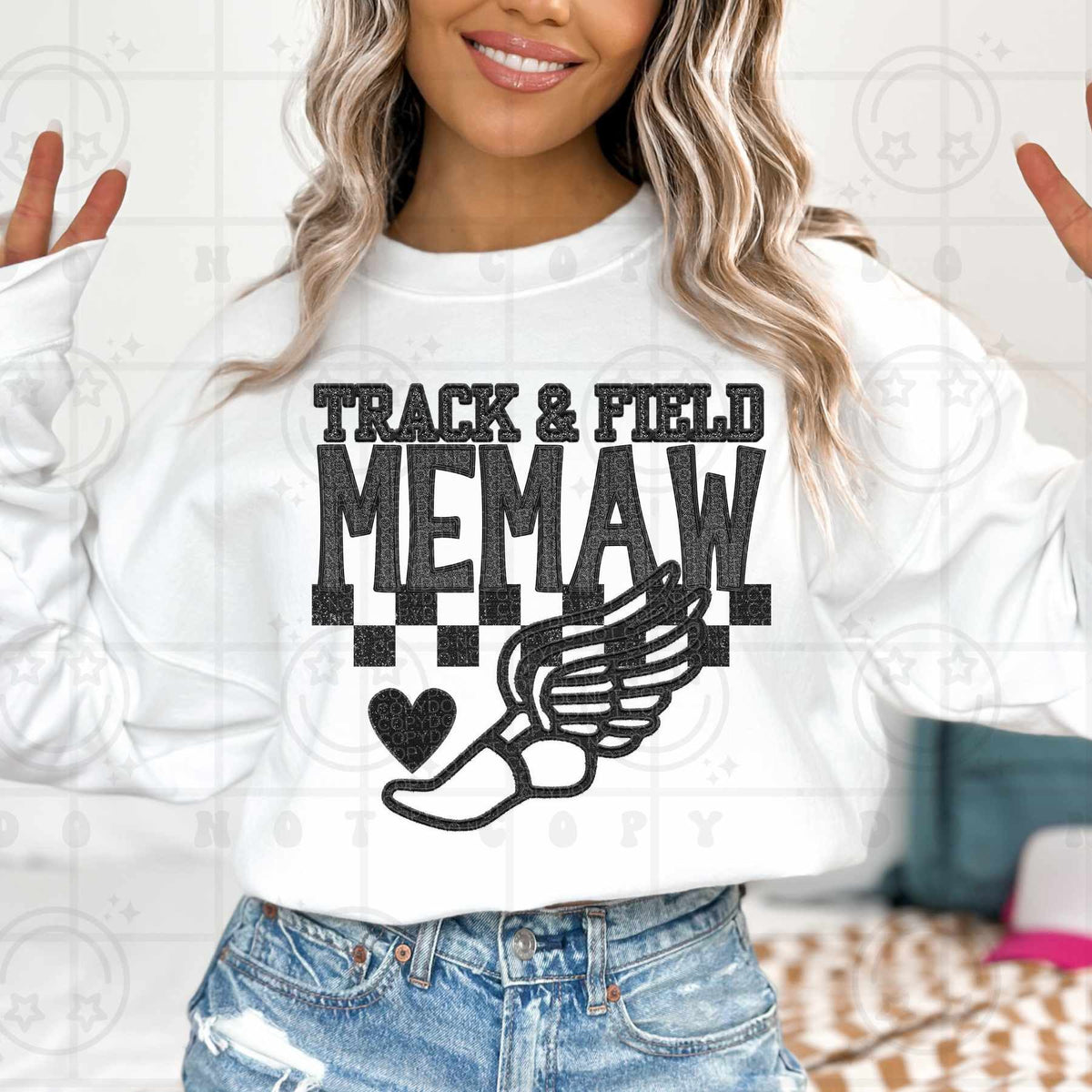 Track & field memaw (HW) 84549 DTF transfer