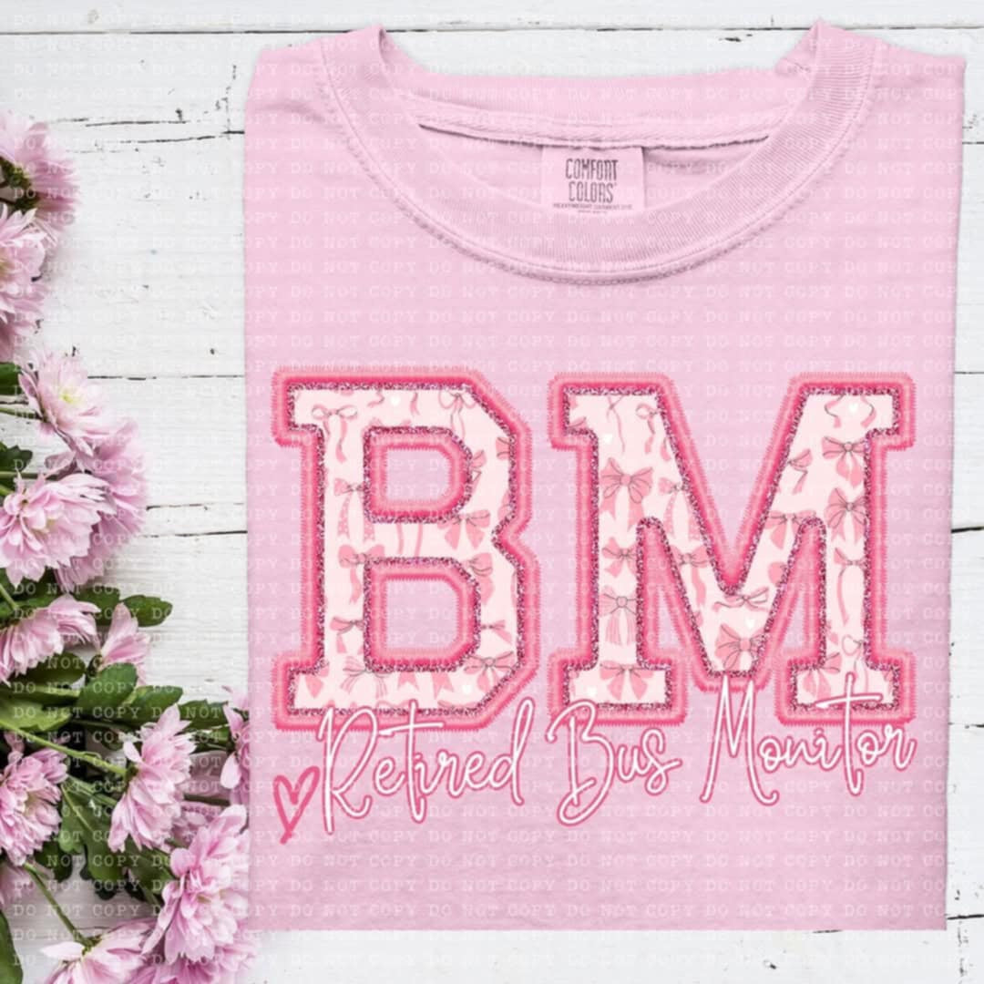 BM retired bus monitor coquette (ECHT) 93894 DTF transfer