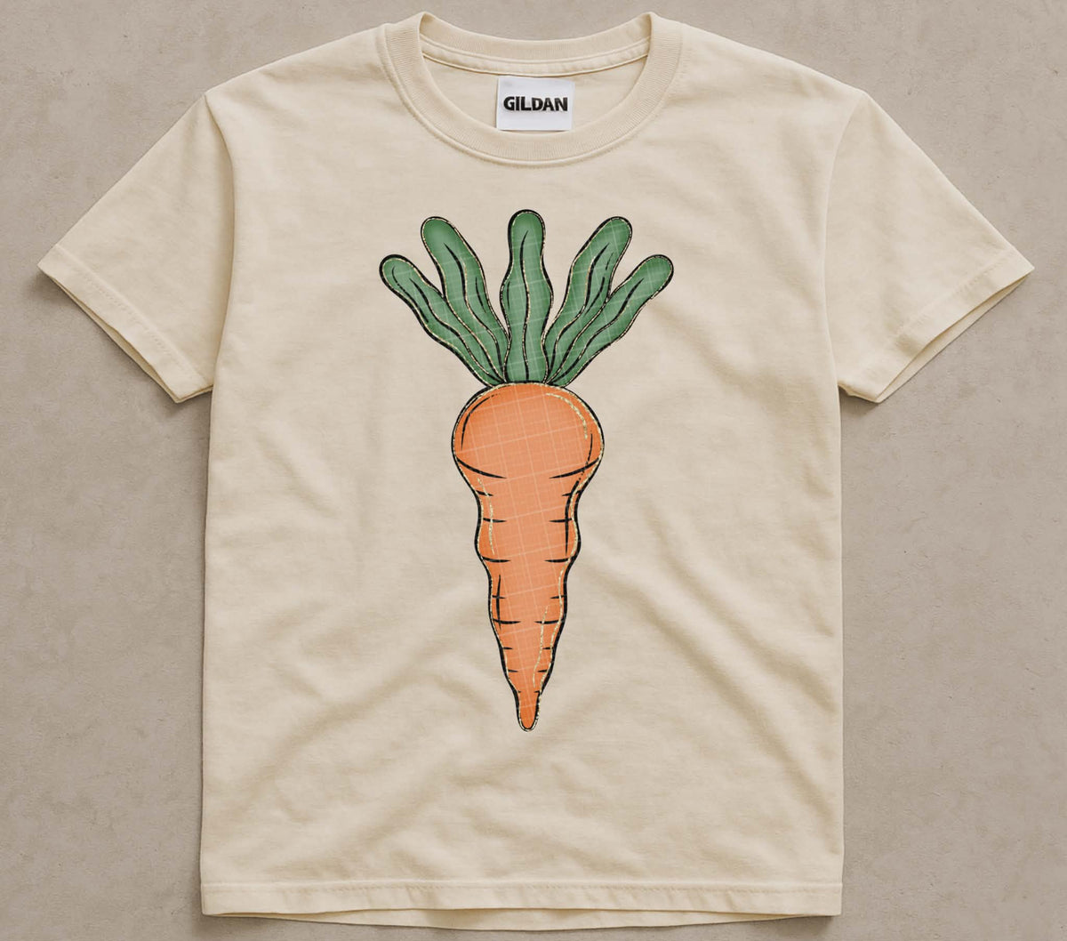 Carrot (linda) DTF transfer