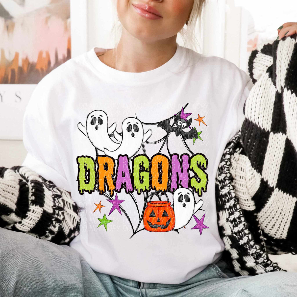 Dragons Halloween (City) DTF transfer