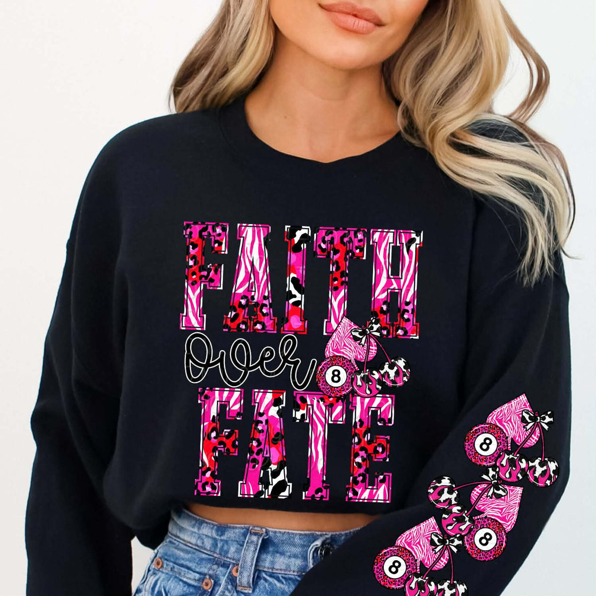 Faith over fate SLEEVE (SET OF TWO) (DWS) DTF Transfer