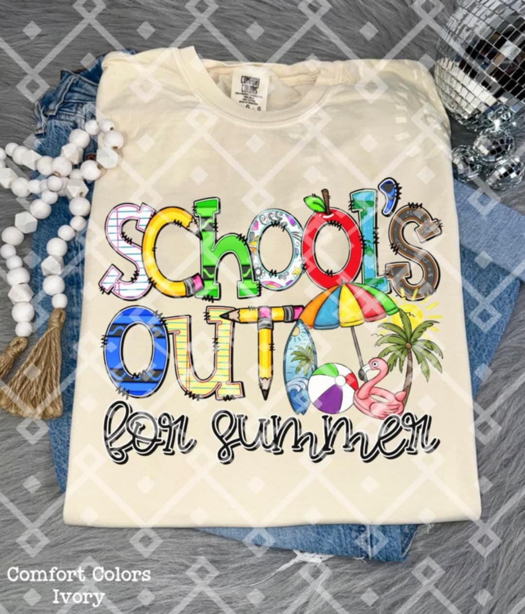 Schools out for summer (Crafti) 103220 DTF transfer