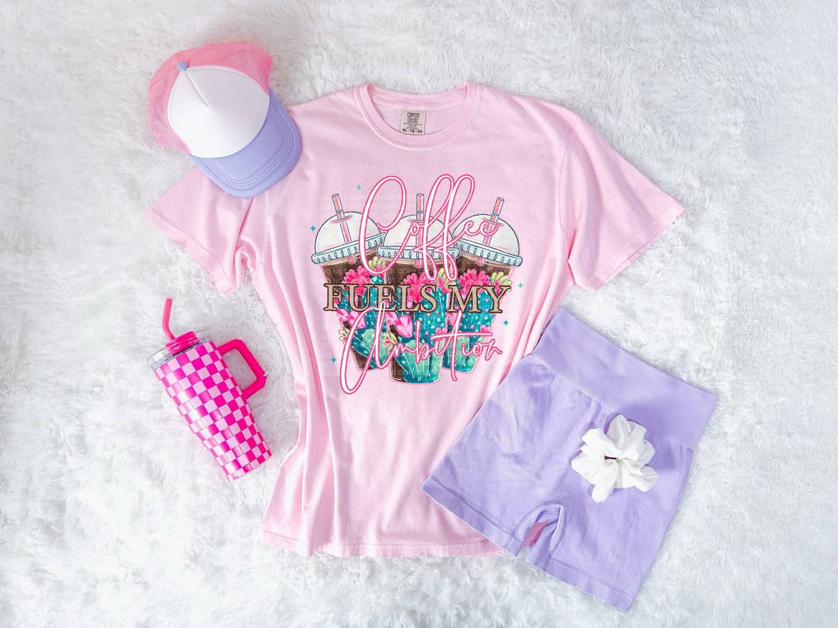 Coffee fuels my ambition (SCG) DTF transfer