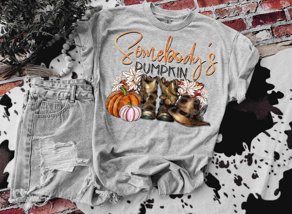 Somebody’s pumpkin (SSD) 60575 DTF transfer