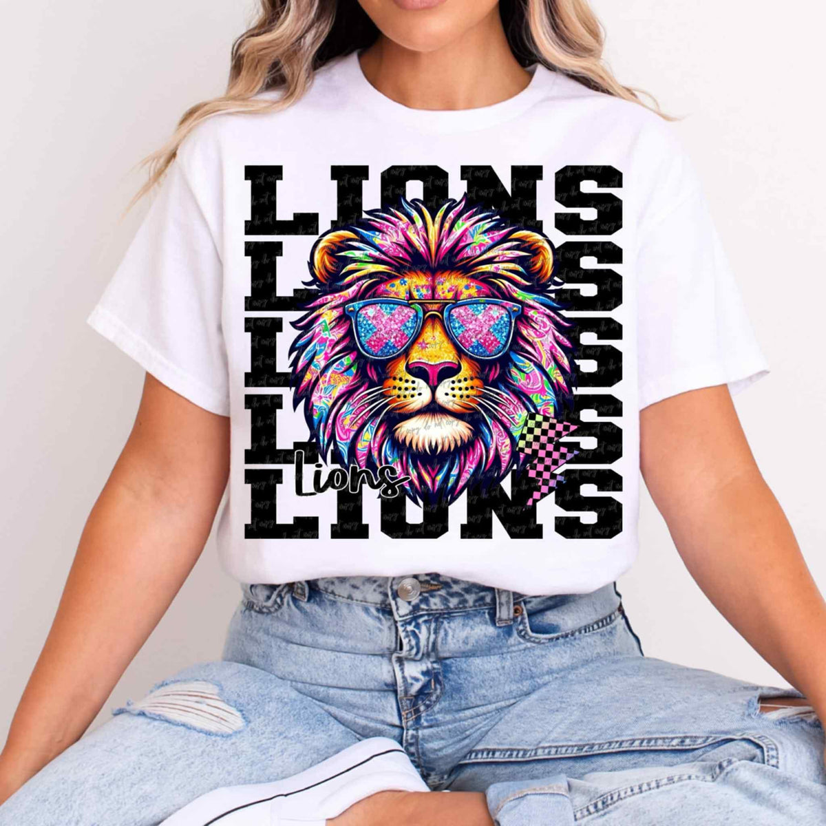 Lions Stacked Exclusive (Virgo) 109069 DTF transfer